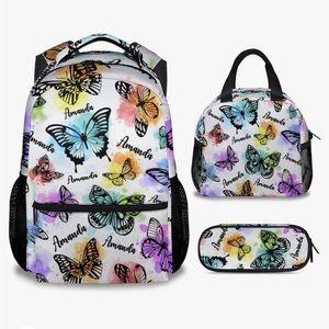 Peyton backpack, lunch box, pencil holder